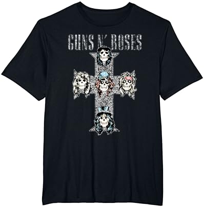 Официалната Реколта Тениска Guns N' Roses с Кръст