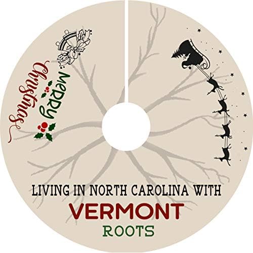 Пола за мама и мен в Коледна елха 44 инча - Коледна украса на по-Големи разстояния, Живея в Северна Каролина с корени във Върмонт