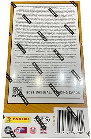 Бейзболна кутия за хоби Панини Elite Edition Extra 2021 (5 комплекта / 5 картички; 8 Автомобил, 2 Мем)