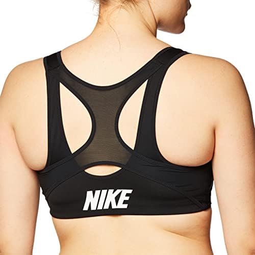 Женски спортен сутиен Nike Dri-Fit с подплата и висока подкрепа за цип Отпред