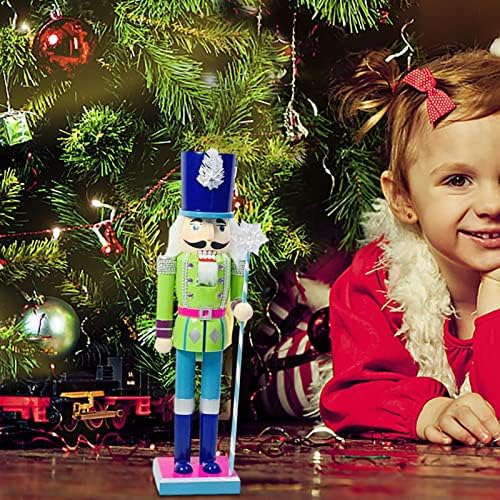 Дървена Лешникотрошачката Коледен Декор | 14,96Коледен Лешникотрошачката от Дърво, Ръчно Рисувани Щелкунчика, Празнична са подбрани