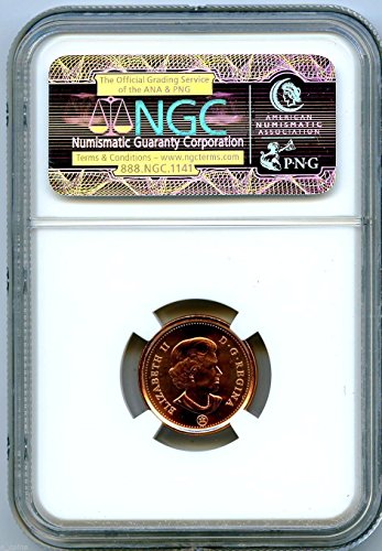 2012 Кралския Монетен двор на Канада Канада Стомана с мед покритие Последната година на издаване Цент MS66 NGC