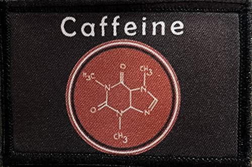 Помощ за поддържане на духа на молекулата на кофеин. Помощ размер 2x3 инча. Произведено в САЩ