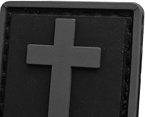 LEGEEON Small Mini 1x1 Разпъването на Исус Христос на Затъмнението Приглушен Кристиан Тактически Боен Дух PVC Гумена Тъчпад Закопчалката