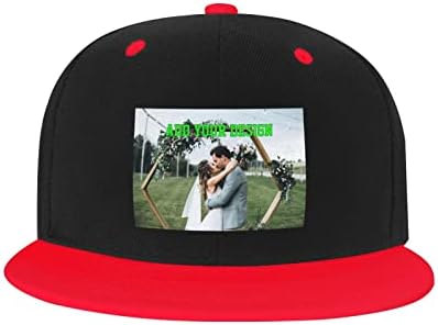 Изработена по Поръчка Контрастная бейзболна шапка в стил хип-Хоп с Персонализирано Изображение, Текст, Лого дизайн, Слънчеви Шапки за Мъже и Жени Синьо