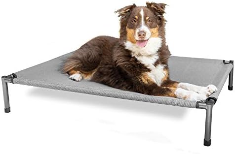 Hyper Пет Raised Rest Deluxe Повдигнати легло за кучета (Градинска легло за кучета с миещ се калъф за кучета - Отлична повдигнати
