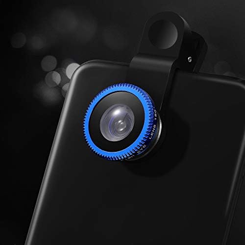 Обектива на камерата на телефона UKCOCO, съвместим с iPhone, Samsung и други смартфони-Универсален преносим комплект лещи, Сверхширокоугольный обектив, макро обектив и обек?