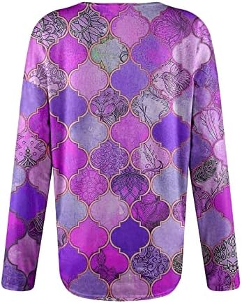 Дамски Блузи и Блузи, Елегантни Ежедневни Модни Есенни Ризи 2022 с дълъг ръкав с цип с V Образно деколте, Свободно Намаляване на