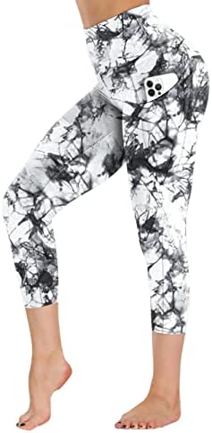 Гамаши GAYHAY с джобове за жени, Размер Reg & Plus - Капри, Панталони за Йога, Висока Талия, Контрол на корема, Степента за тренировки
