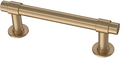 Месинг Franklin с антимикробни свойства Francisco Pull 3 (76 мм) от бронз, цвят на шампанско (5 броя в опаковка)