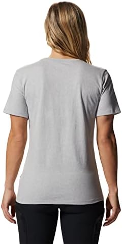 Дамски дрехи Mountain Hardwear с логото на MHW С Къс ръкав | Класически Лек Памучен тениска