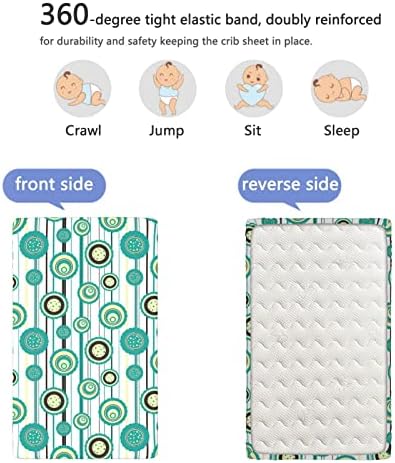 Кухненски Кърпи за яслите в ивица, Портативни мини-Чаршафи за легла от Ултра Мек материал -Бебешки Кърпи за момичета или момчета,