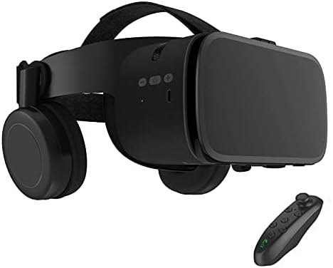 Слушалки виртуална реалност BOBOVR Z6, Сгъваеми Слушалки с резолюция от 110 ° ОБСЕГ, Слушалки IMAX VR Headset за цял екран на смартфона с диагонал 4,7-6,2 инча iOS/ Android с игра контрол