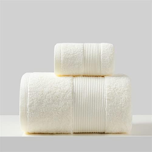 HLDETH Голямо кърпи за баня, изработени от памук, плътен, за мъже и жени, за дома, бързо впитывающее вода, сухо и 2 може да се носи, може да приключи кърпа (Цвят: B 2PS, размер: