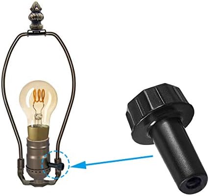 ECUDIS 8 БР. Пластмасова Дръжка Завъртане на Ключа на лампата, Смяна на Дръжки, осветление и вентилатор, Удължаване на Дръжките