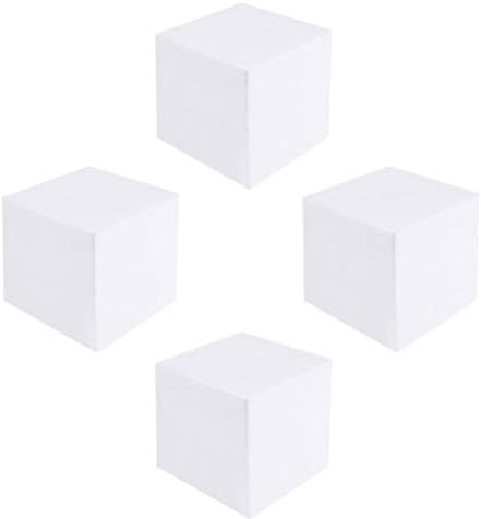 ODEROL LIANXIAO - 6pcs Занаятите Foam Cube Квадратен Пенополистирольный Блок Пенопластовый Тухла за Скульптурного Моделиране направи