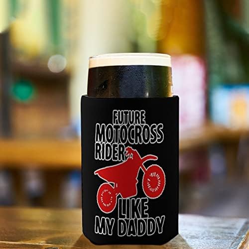 Мотокрос Rider Like Татко за Многократна употреба поставки за чаши за Кафе С Лед, Изолиран поставка за Чаши с Хубав Модел за Топли Студени Напитки
