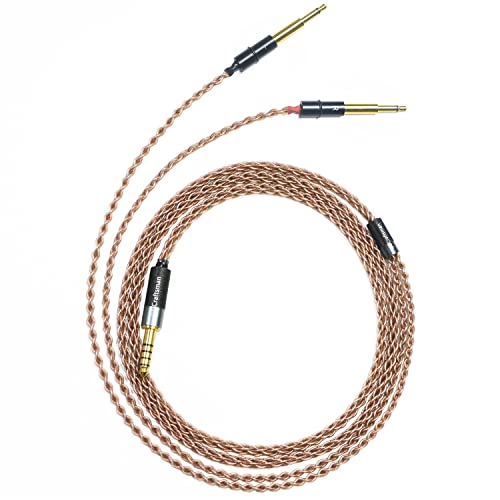 GUCraftsman 6N Монокристаллические Медни кабели за слушалки 4Pin XLR/4,4 мм/2.5 мм Балансирани Кабели за Meze 99 Classics 99 Нео