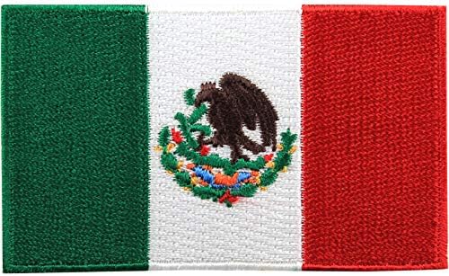 Мексико Мексико Бродирана Националния Флаг на Страната Желязо На нашивке Емблема на Отбора