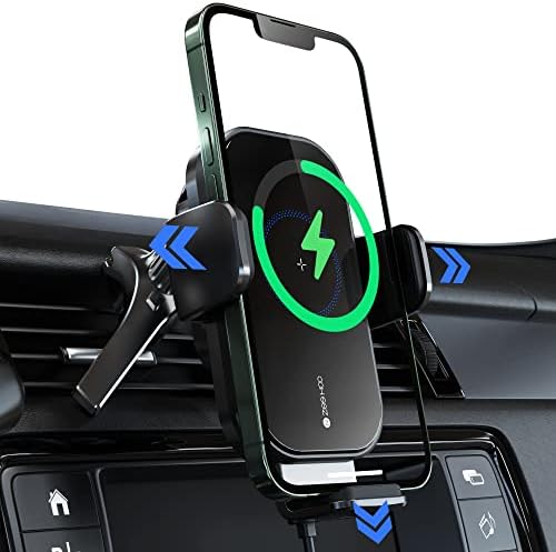 [Автоматическоевыравнивание] Безжично Зарядно за Кола, стойка за автомобил телефона ZeeHoo 15 W Qi Безжична Бързо Зареждане + зарядно