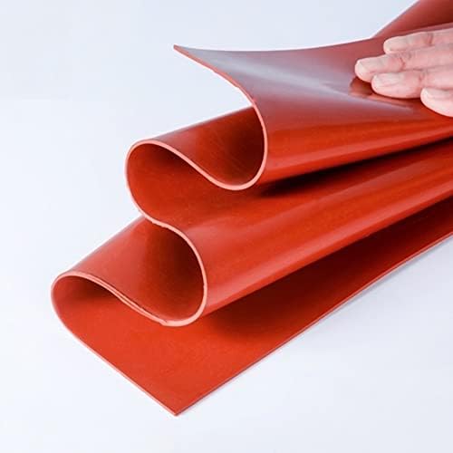 500X500 mm Лист силиконов каучук Червена Табела Мат устойчиви на Висока температура 1 мм 2 мм 3 Мм 4 ММ и 5 мм Силикон Гумена подложка