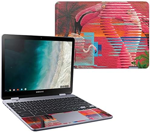 Калъф MightySkins, съвместим с Samsung Chromebook Plus LTE (2018) - Лилаво Годишен | Защитен, здрав и уникален винил калъф | Лесно