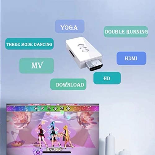 Двойна Танц Подложка Безжичен Танц Подложка Dance Revolution 48 GB Вградена Музика 3D Джогинг Упражнения Йога Игри HDMI HD за телевизор
