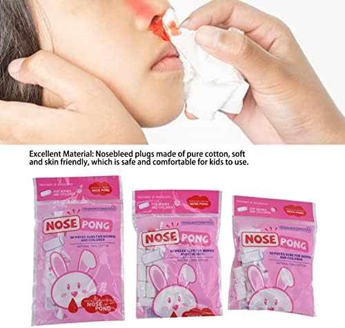 Памучни топки за носа, Ролки памук за носа от носните кръвоизливи, 3 Пакетчета задръствания за носните Кръвоизливи в Различни размери,