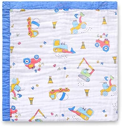 Детско Муслиновое памучно одеяло Jay & Ава за бебета и малки деца, 4 слоя от Супер Мек, Дышащее одеяло, Одеяло за количка, Одеало