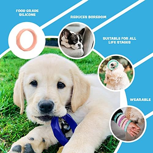 Детски играчки за дъвчене за кучета Sweet Paws - Носимые силиконови играчки за агресивни жевунов - Забавно да се дъвчат, да гони, да дръпне и да - Издръжливи играчки за мал