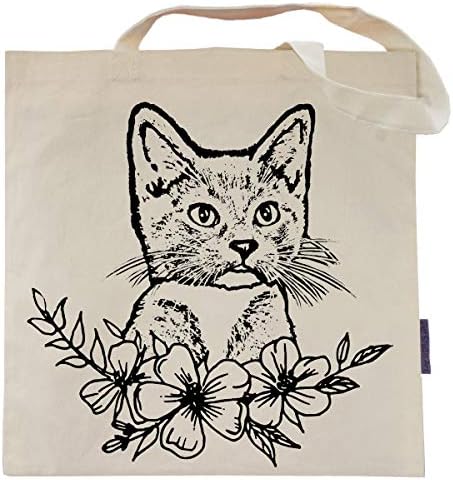 Художествена Чанта за котки Pet Studio Tote Bag