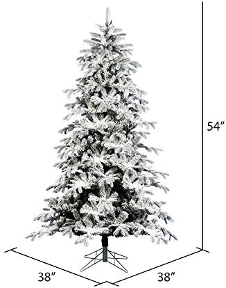 Изкуствена Коледна елха от Нюйоркската яде Vickerman 4,5 x 38 см, Неосвещенная - Изкуствена Елха, която е Покрита със Сняг - Сезонен