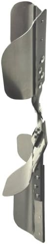 Derale 17017 Тежкотоварни фен Blade 1000 Series 17Flex От неръждаема Стомана Стандарт на въртене, Черен