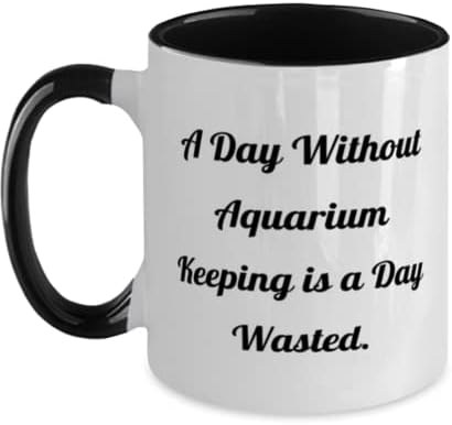 Ден без съдържание в Аквариума - това е Денят, похарчен Губи. Оцветен Чаша За съхранение на Аквариума с 11 грама, Идеален подарък