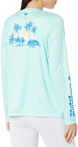 Женска тениска Columbia Tidal Tee PFG Palapa Palms С дълъг ръкав