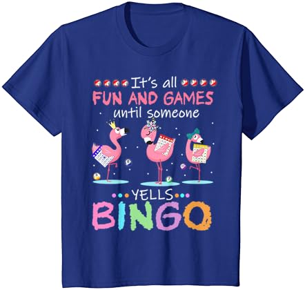 Забавна Тениска Flamingo Бинго