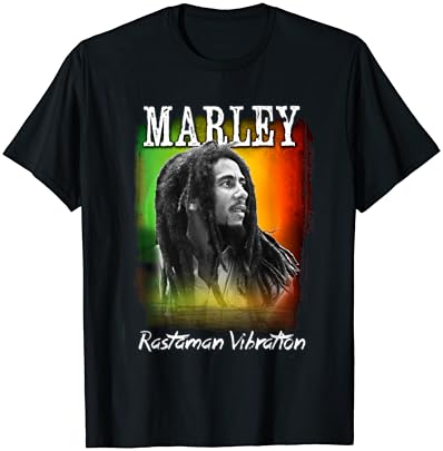 Тениска Bob Marley Rastaman Sunset с участието на Залеза на слънцето на Боб Марли