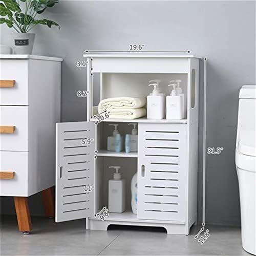 Шкаф за съхранение на баня ZSEDP PVC С двойна врата, с двойно управление на 80, Висок Водоустойчив, Лесно монтируемый (50x30x80)
