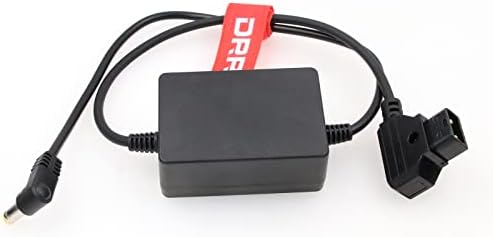 Захранващ кабел DRRI с Регулируем D-Товаро до 5,5 * 2,5 мм dc под прав ъгъл за Canon C70/LCD монитор