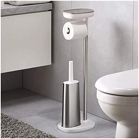 RAHYMA Weiping - Държачи за тоалетна хартия Поставка за притежателя на Тоалетна хартия с Рафтове и чекмедже за съхраняване на резервни