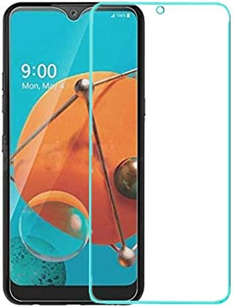за LG K51 Защитно фолио за екрана - 【2 опаковки】 Висококачествено Защитно фолио от закалено стъкло със защита от надраскване за LG K51 / LG Q51
