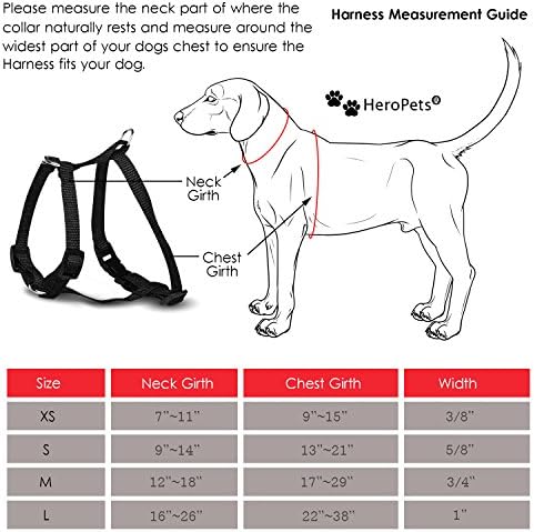 Комплект аксесоари за колан HeroPets за по-големи кучета включва: Регламентирана шлейку (ЧЕРНА) + Издръжлива на каишка с дължина