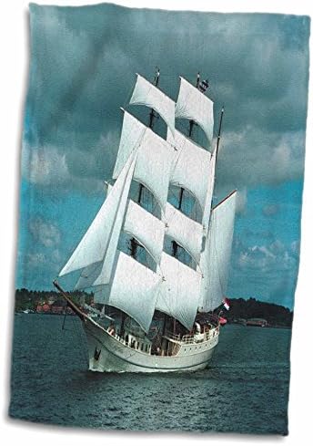3 Лодка Drose Florene - Старо Китобойное кораб - Кърпи (twl-80568-1)