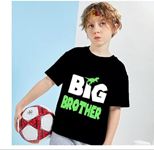 Тениска Big Brother За деца, Тениски с Обявяването на бременността, Обявени от Big Bro, Тениска За Момчета, Летен Топ с Къс ръкав от 2 до 7 Години