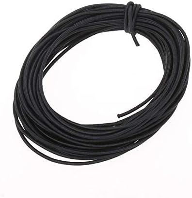 COTOWIN 1/8 Дебелина кръг еластичен кабел, 10 ярда (червен, 3 мм)