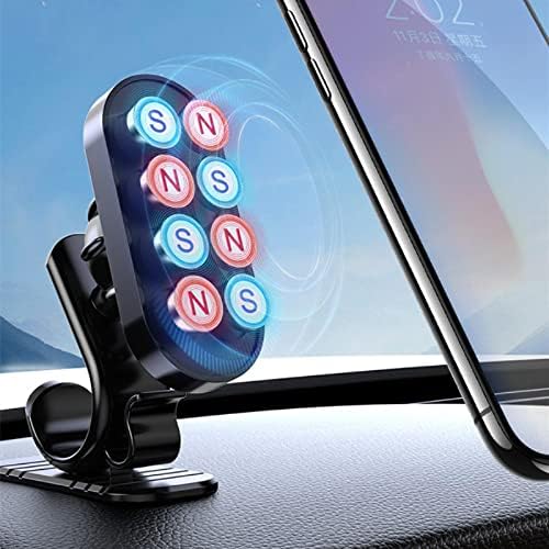 TECKEEN Магнитен Държач Телефон за Автомобил, Таблото на Автомобил Въртене на 360 ° Супер Стикер на Притежателя на Телефона За Определяне