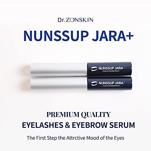 DR. ZONSKIN NUNSSUP JARA + Серум за удължаване на мигли, премия | За естествения растеж на миглите | Средство за увеличаване на дебелината на веждите | по подобен начин сълзи, с к