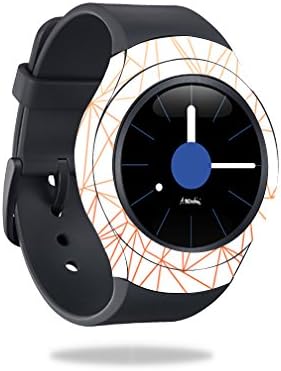 Кожата MightySkins е Съвместим с Samsung Gear S2 Smart Watch амбалажна Хартия Калъф Стикер Скинове Огнен Поли