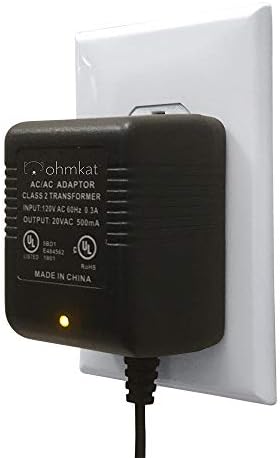 Източник на захранване видеодомофон OhmKat - Съвместим с Zmodo Greet - Не се изисква връзка - трансформатор, адаптер в комплекта захранване и захранване в един