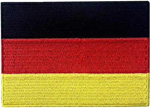 EmbTao Флаг Германия, Бродирана Емблема, Немска Апликация, Желязо /Шият Нашивку